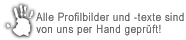 Alle Texte werden von Hand geprüft